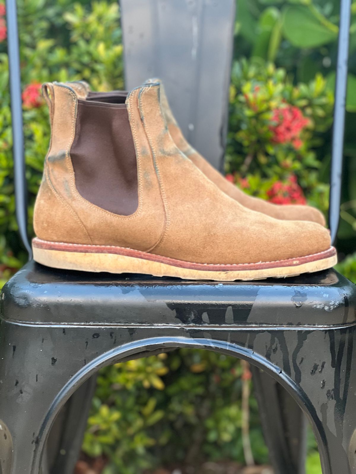 Photo by christian.twoey on March 5, 2025 of the Tecovas The Luke in Sawdust Roughout.