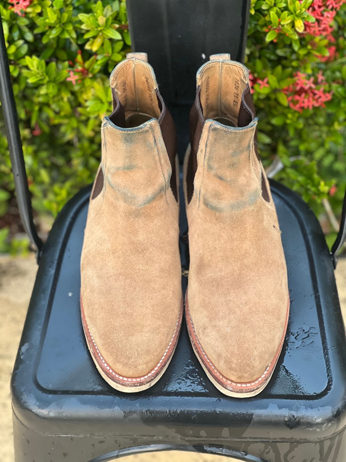 Photo by christian.twoey on March 5, 2025 of the Tecovas The Luke in Sawdust Roughout.