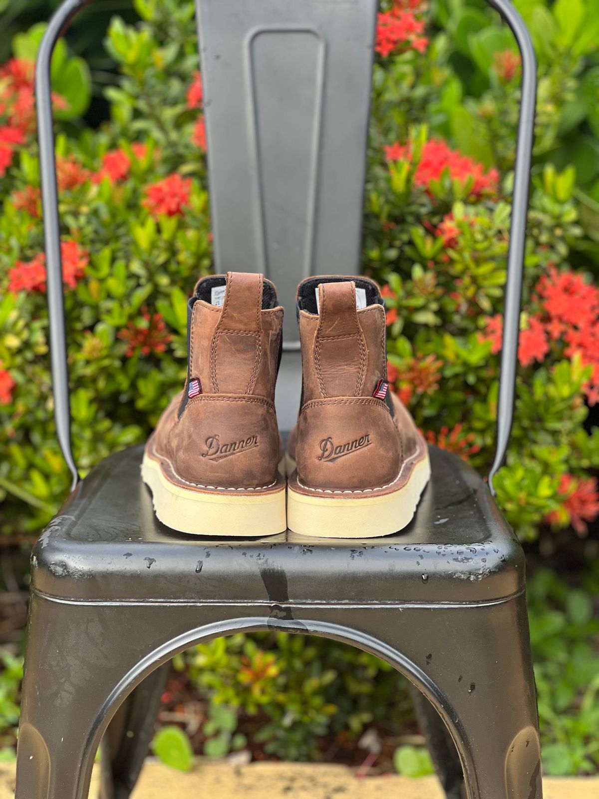 Photo by christian.twoey on October 5, 2024 of the Danner Bull Run Chelsea in Brown Full Grain.