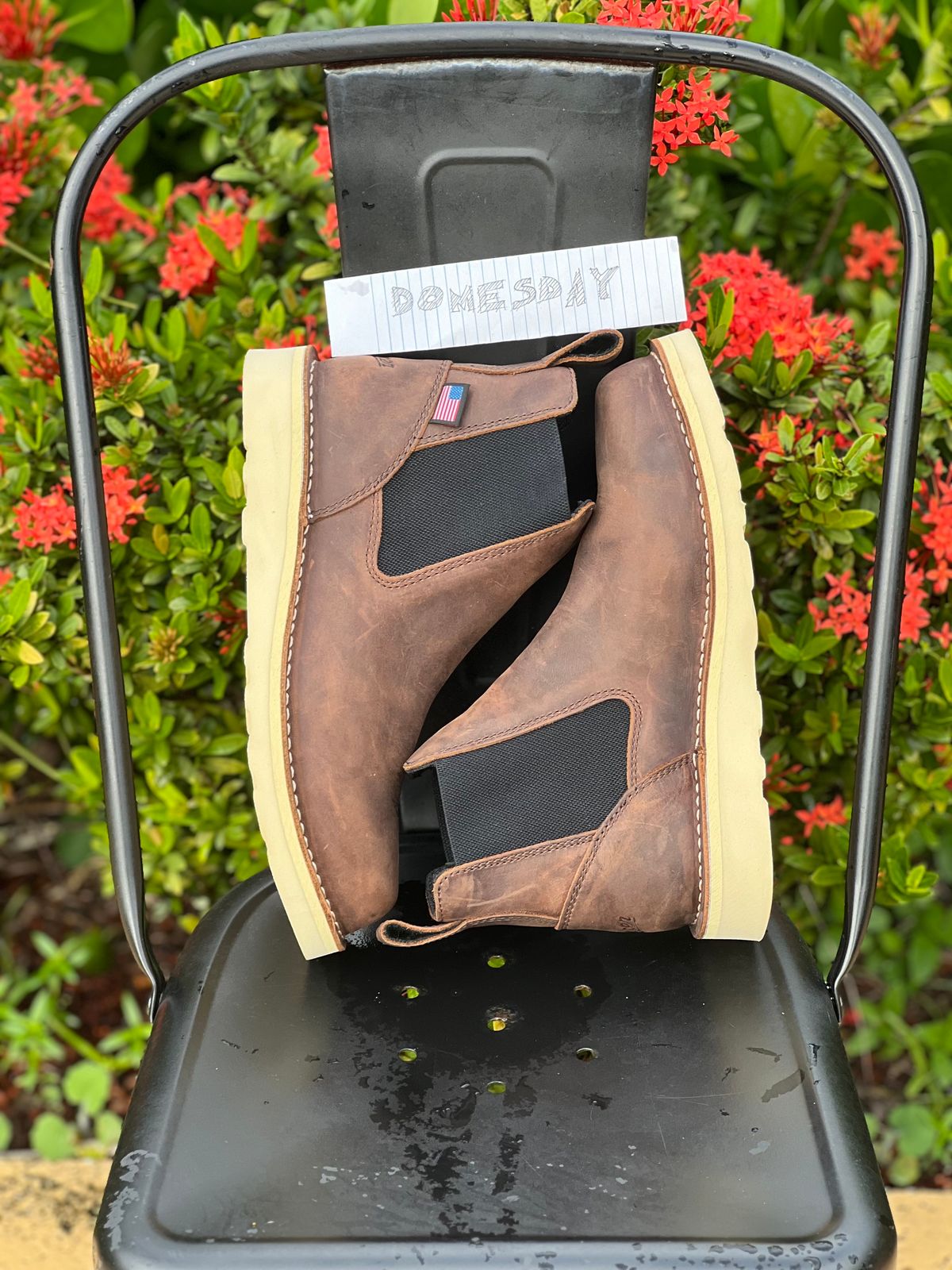 Photo by christian.twoey on October 5, 2024 of the Danner Bull Run Chelsea in Brown Full Grain.