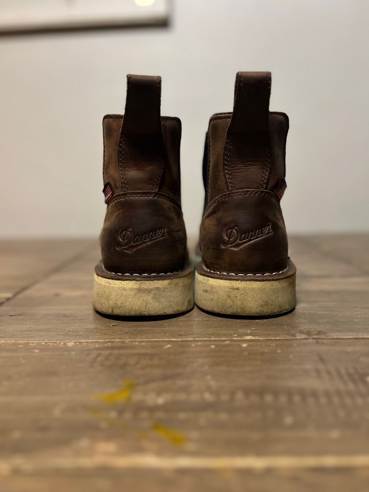Photo by christian.twoey on January 6, 2025 of the Danner Bull Run Chelsea in Brown Full Grain.