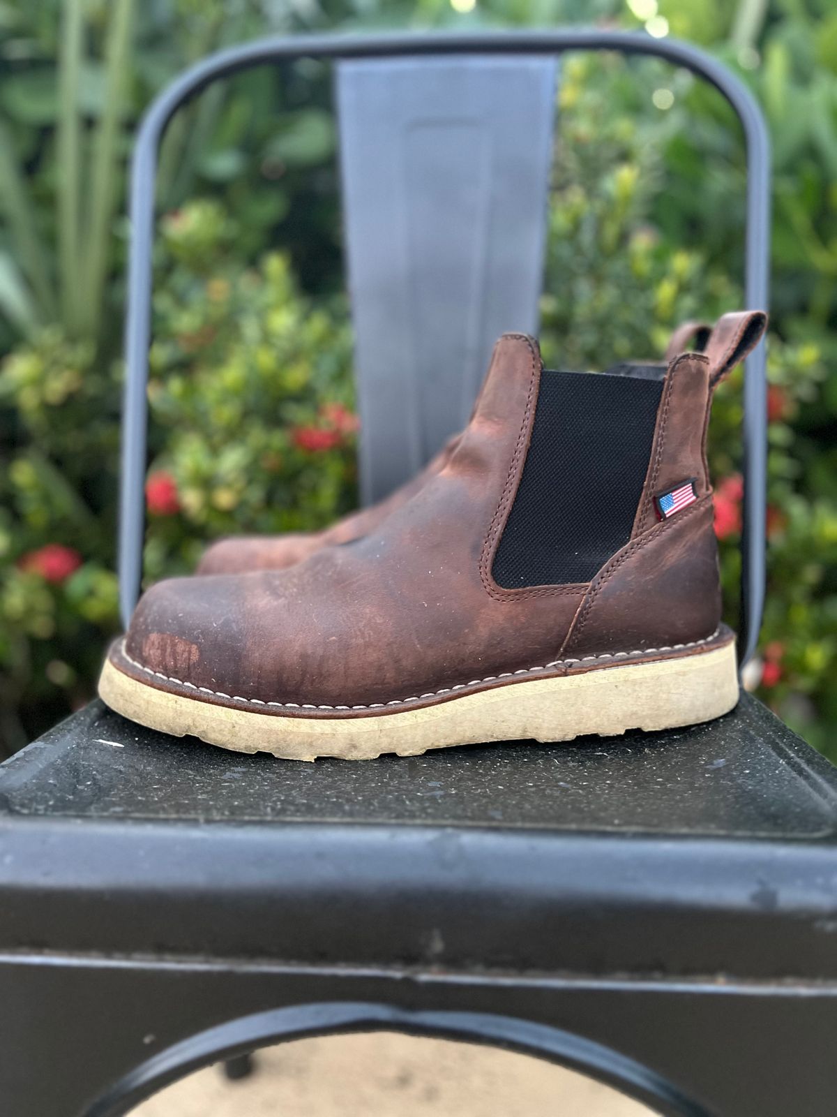 Photo by christian.twoey on February 2, 2025 of the Danner Bull Run Chelsea in Brown Full Grain.