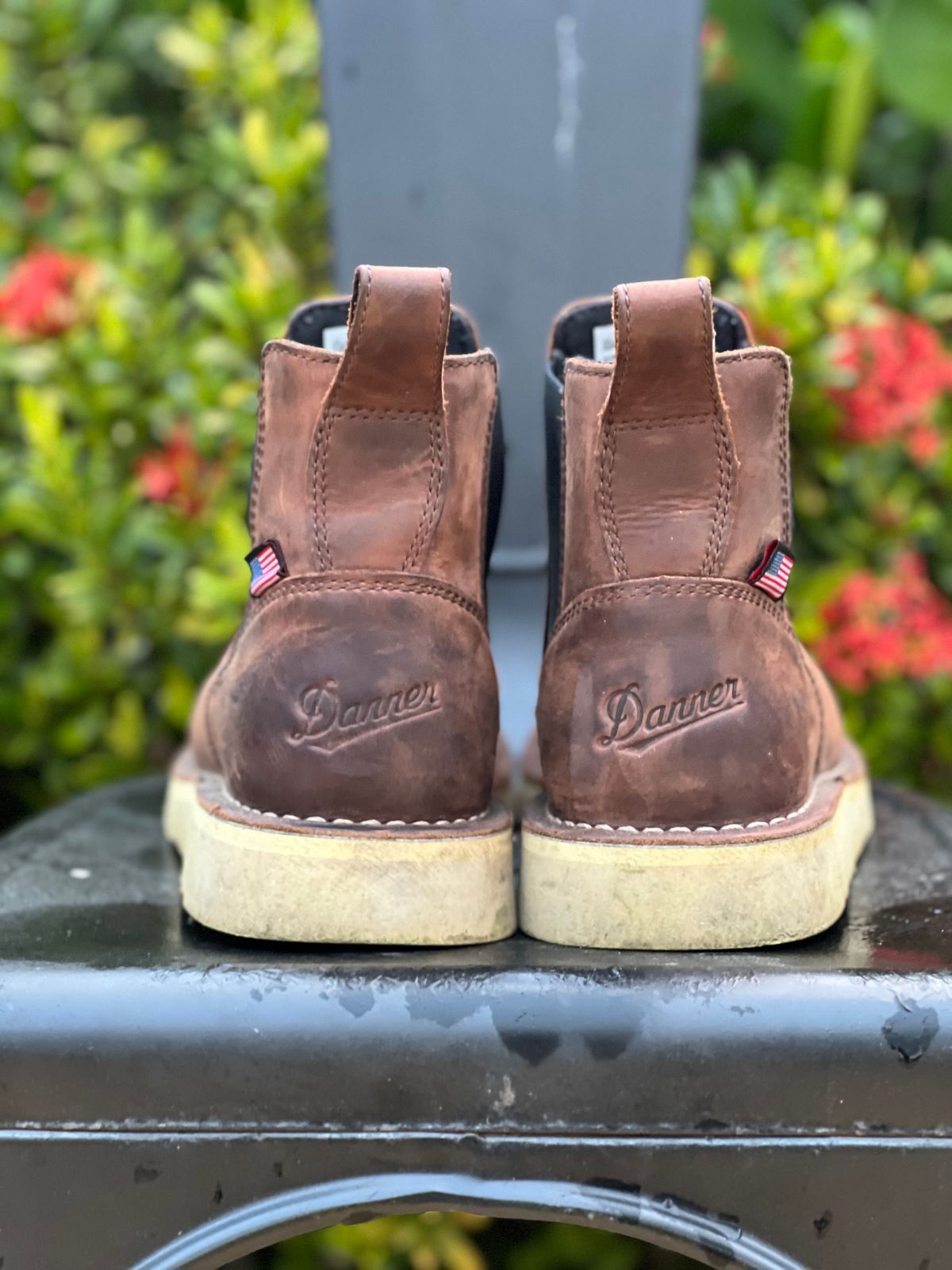 Photo by christian.twoey on March 5, 2025 of the Danner Bull Run Chelsea in Brown Full Grain.