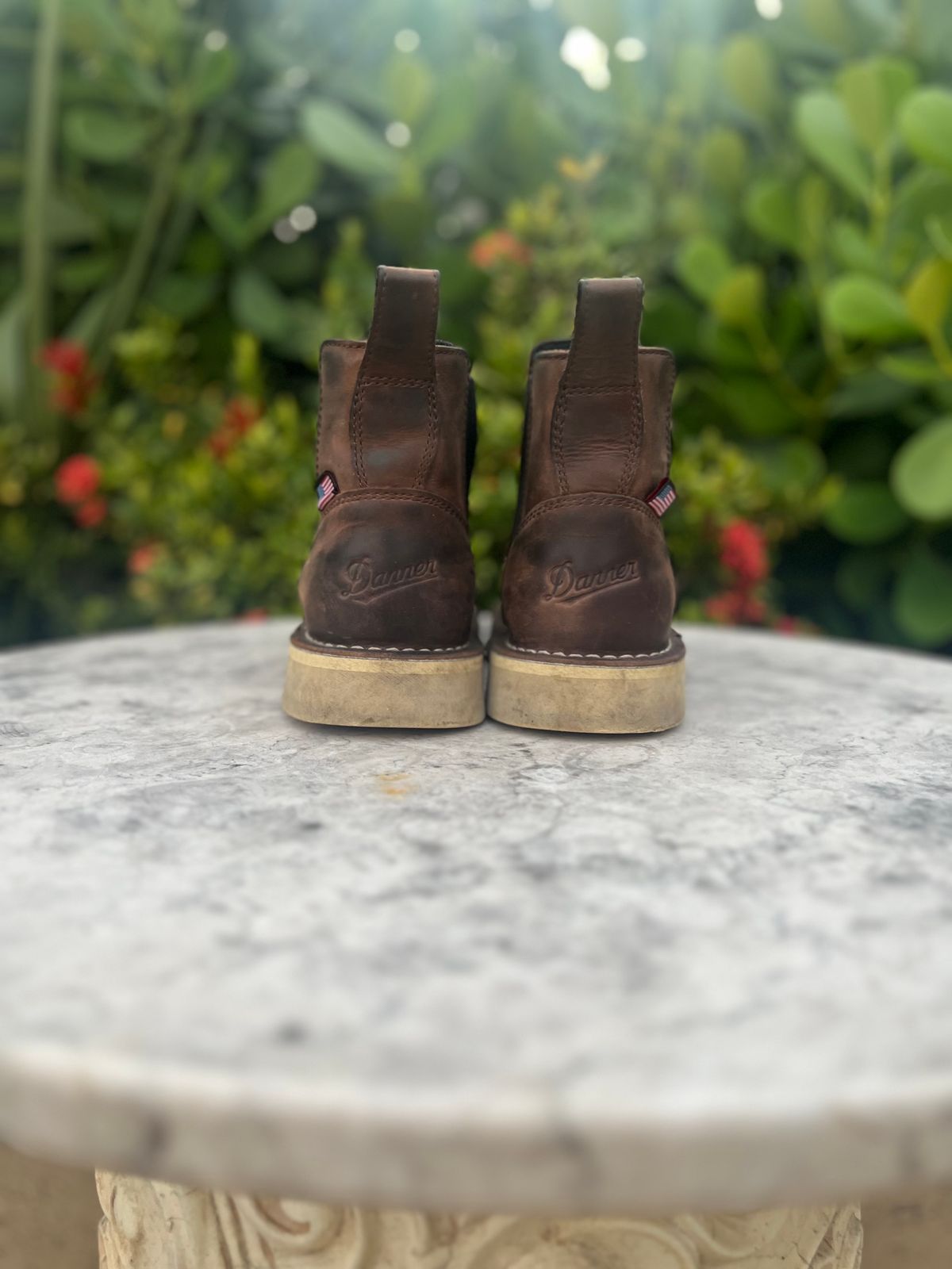 Photo by christian.twoey on April 4, 2025 of the Danner Bull Run Chelsea in Brown Full Grain.