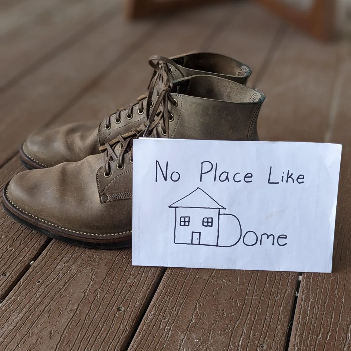 Photo by link.of.time on November 5, 2022 of the NF Bootmaker Milton Boot in Maryam Salvia Horsebutt.