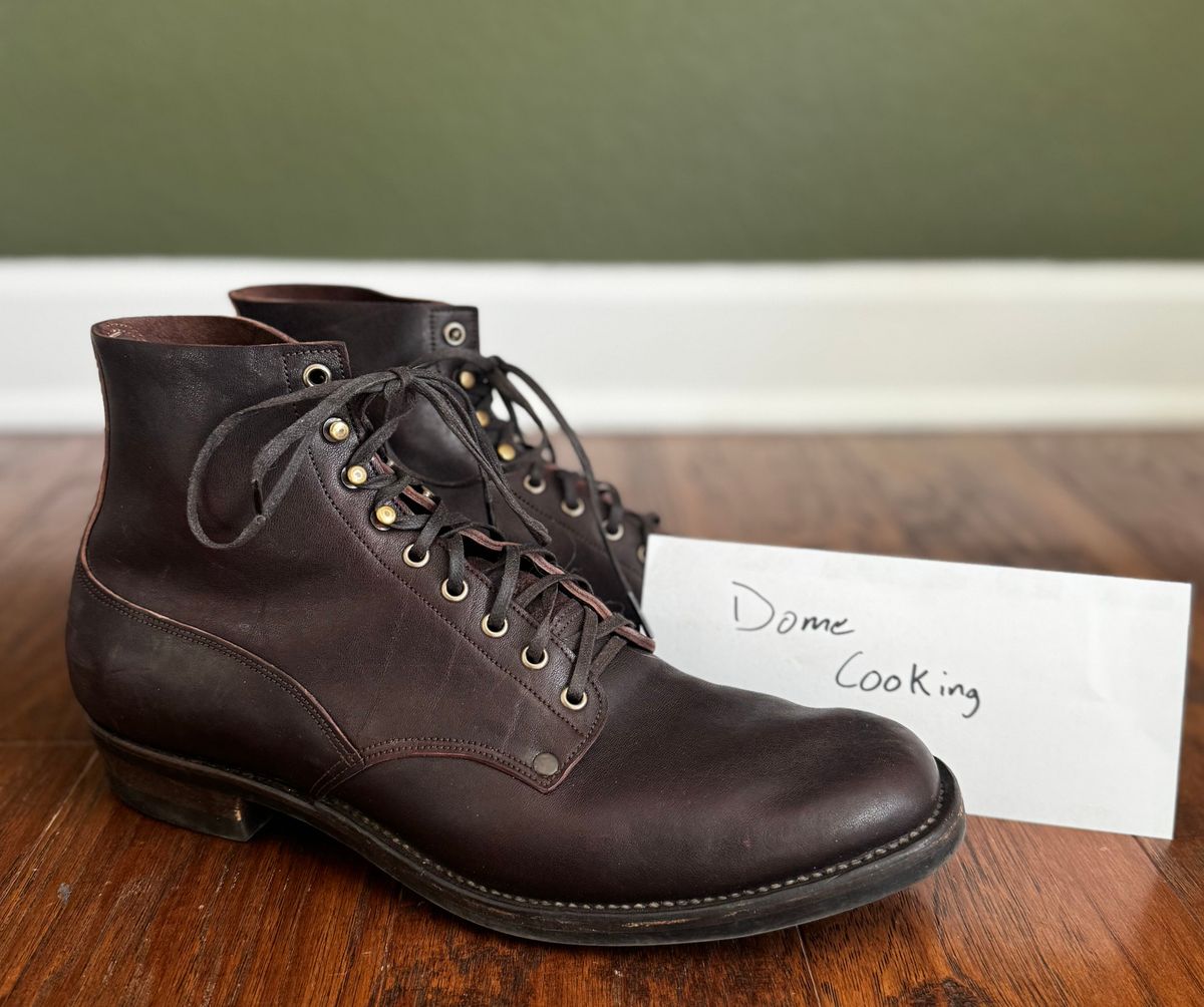 Photo by link.of.time on November 5, 2025 of the NF Bootmaker Fritz Boot in Aspen Horsefront.