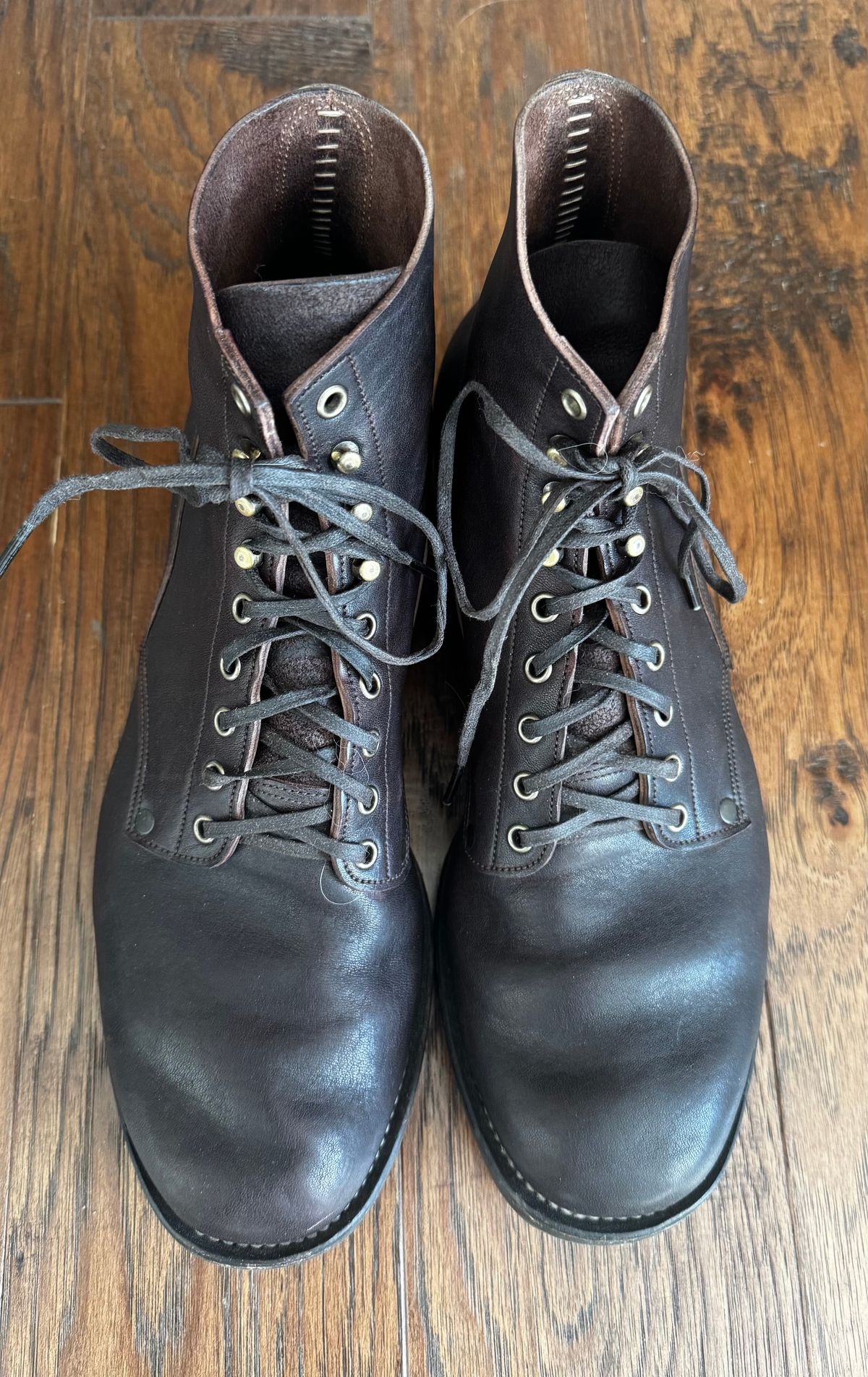 Photo by link.of.time on November 5, 2025 of the NF Bootmaker Fritz Boot in Aspen Horsefront.