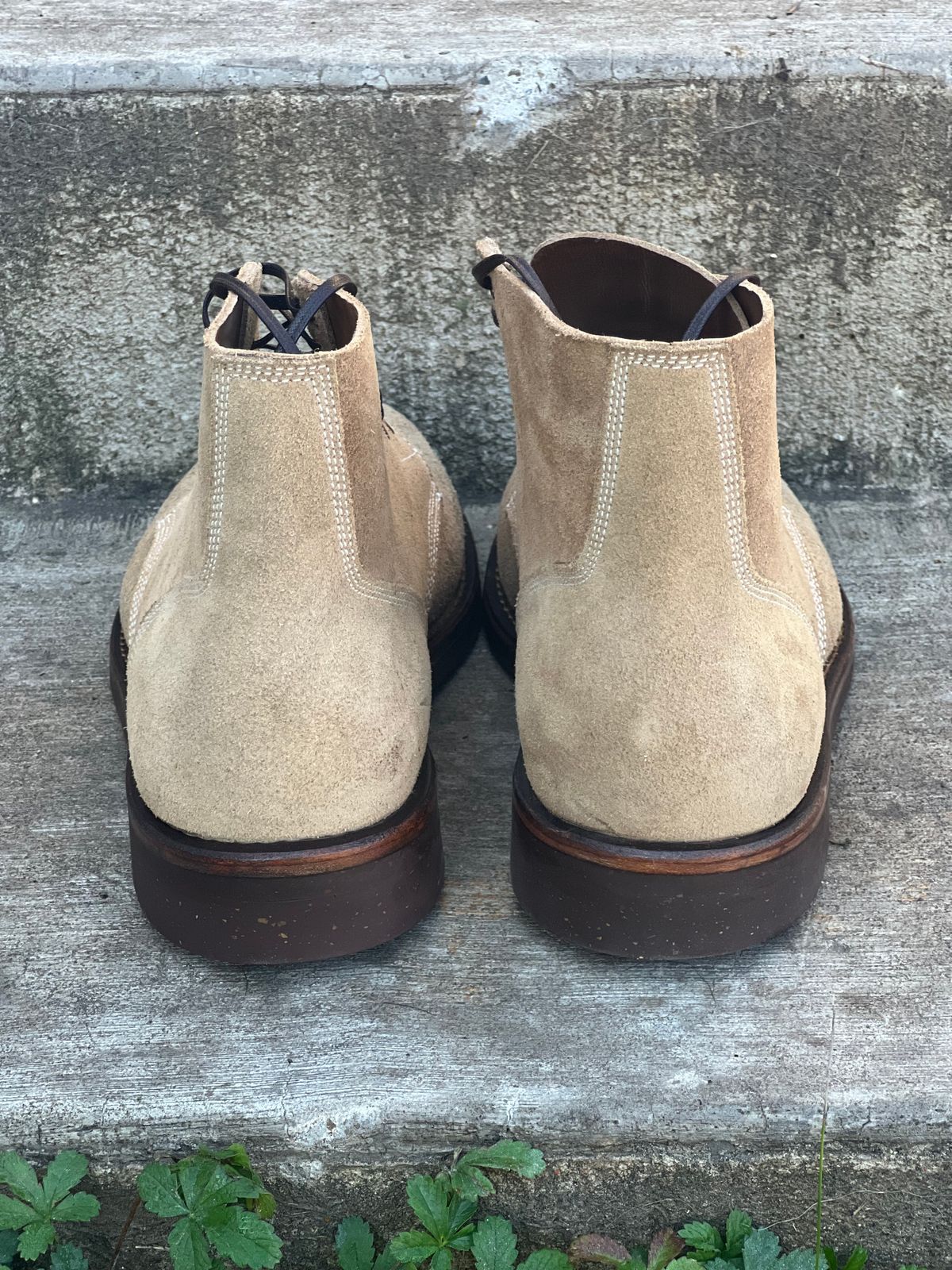 Photo by semperfi9119 on October 5, 2025 of the Oak Street Bootmakers Field Boot in Horween Natural Chromexcel Roughout.