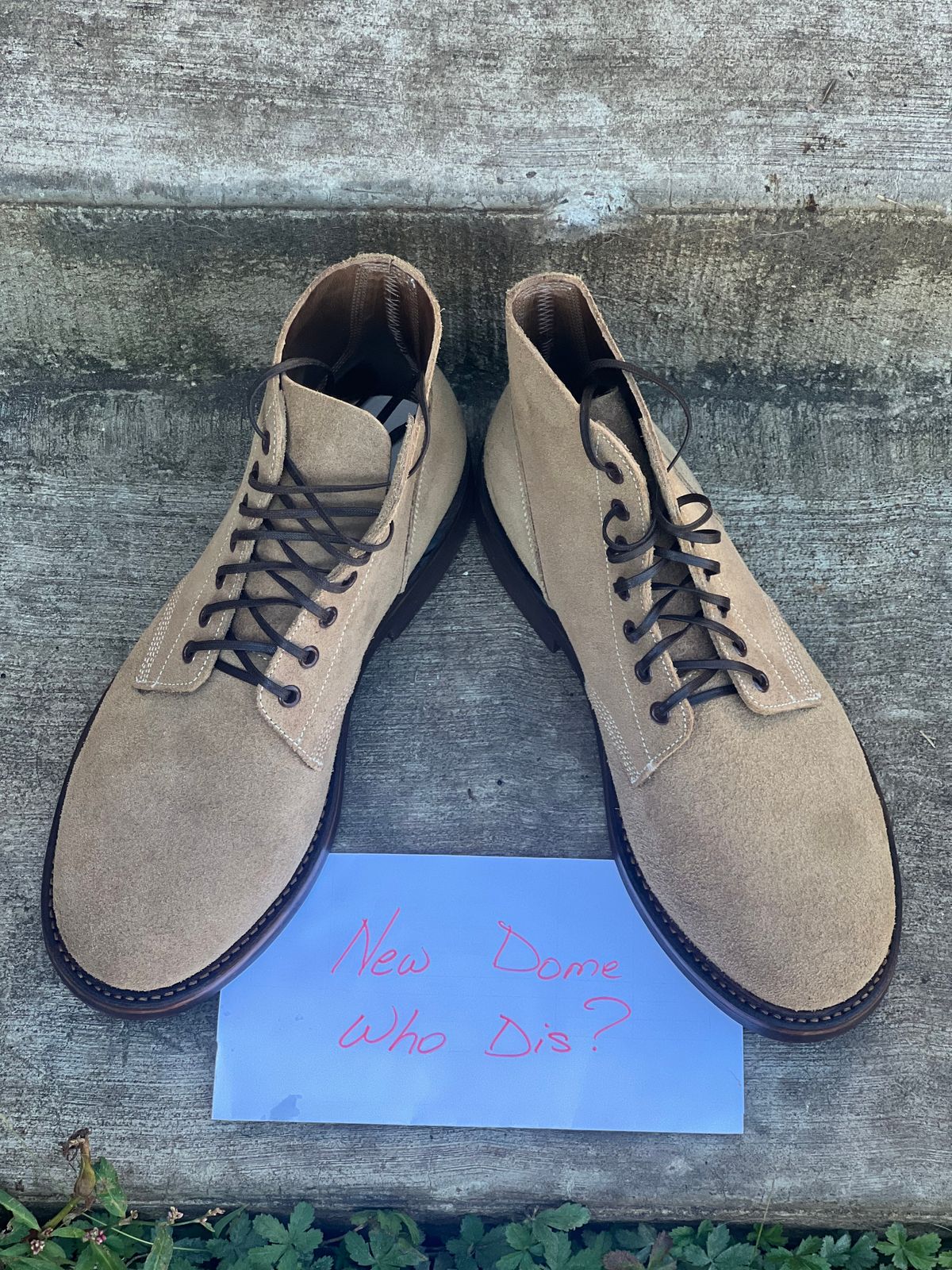 Photo by semperfi9119 on October 5, 2025 of the Oak Street Bootmakers Field Boot in Horween Natural Chromexcel Roughout.