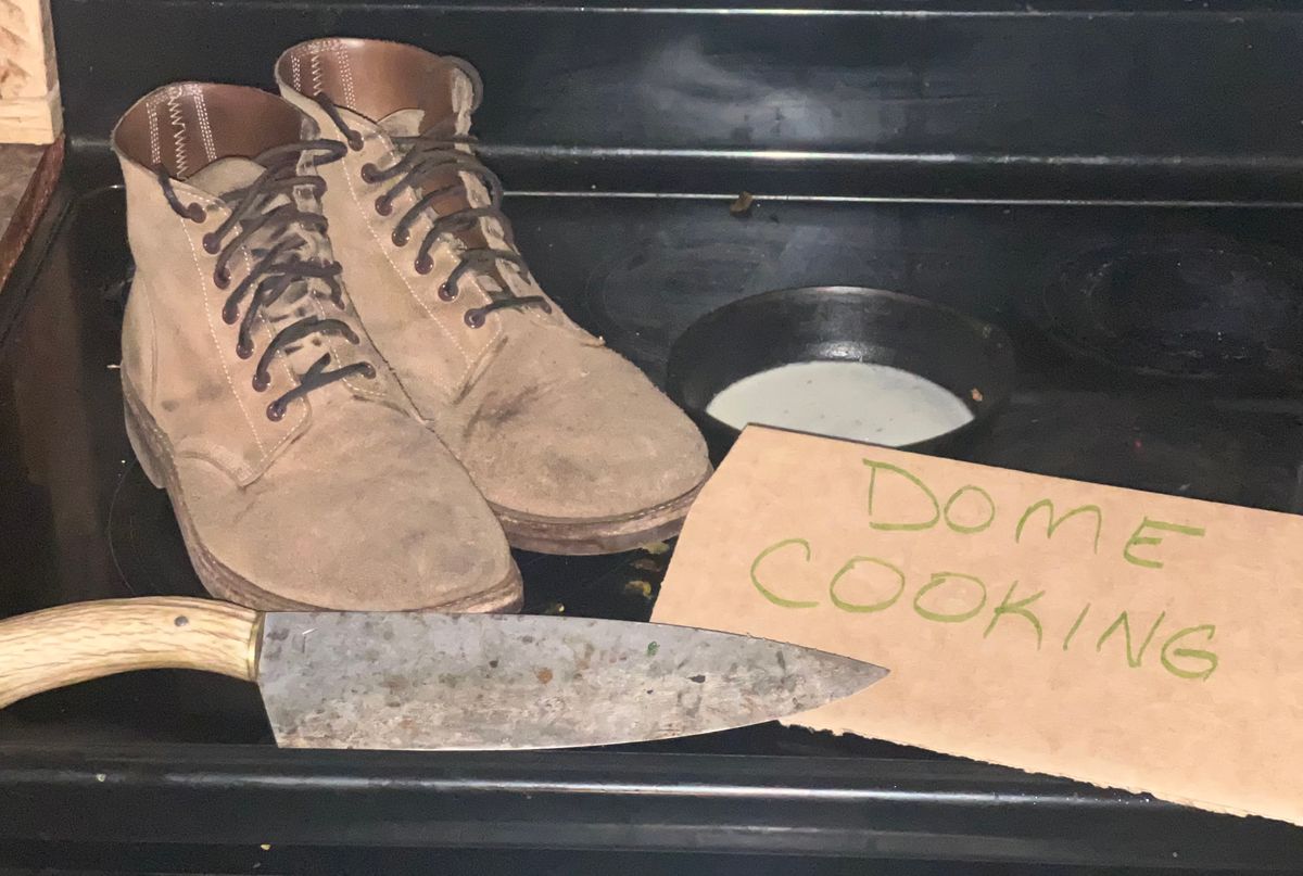 Photo by semperfi9119 on November 5, 2025 of the Oak Street Bootmakers Field Boot in Horween Natural Chromexcel Roughout.