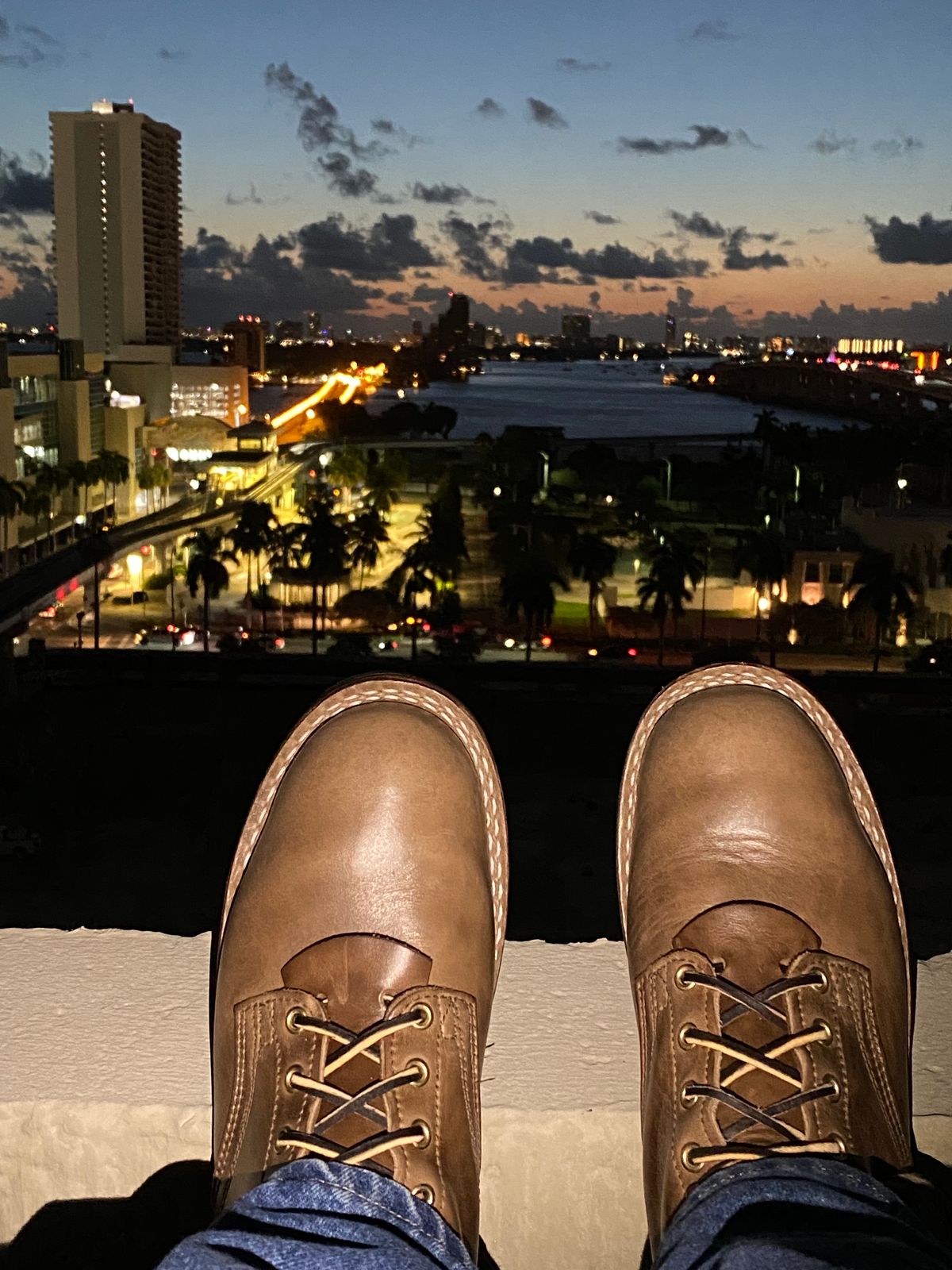 Photo by Gohilboots on October 4, 2023 of the Nicks MTO in Horween Natural Chromexcel.