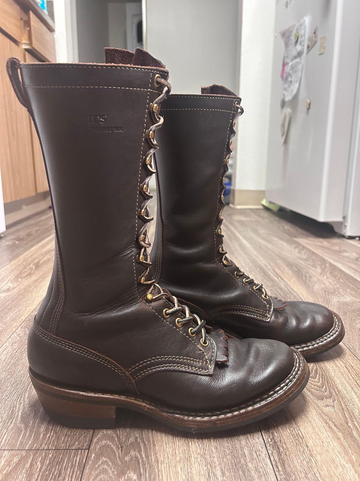 Photo by even on April 6, 2026 of the White's Smokejumper in Seidel Brown Dress.