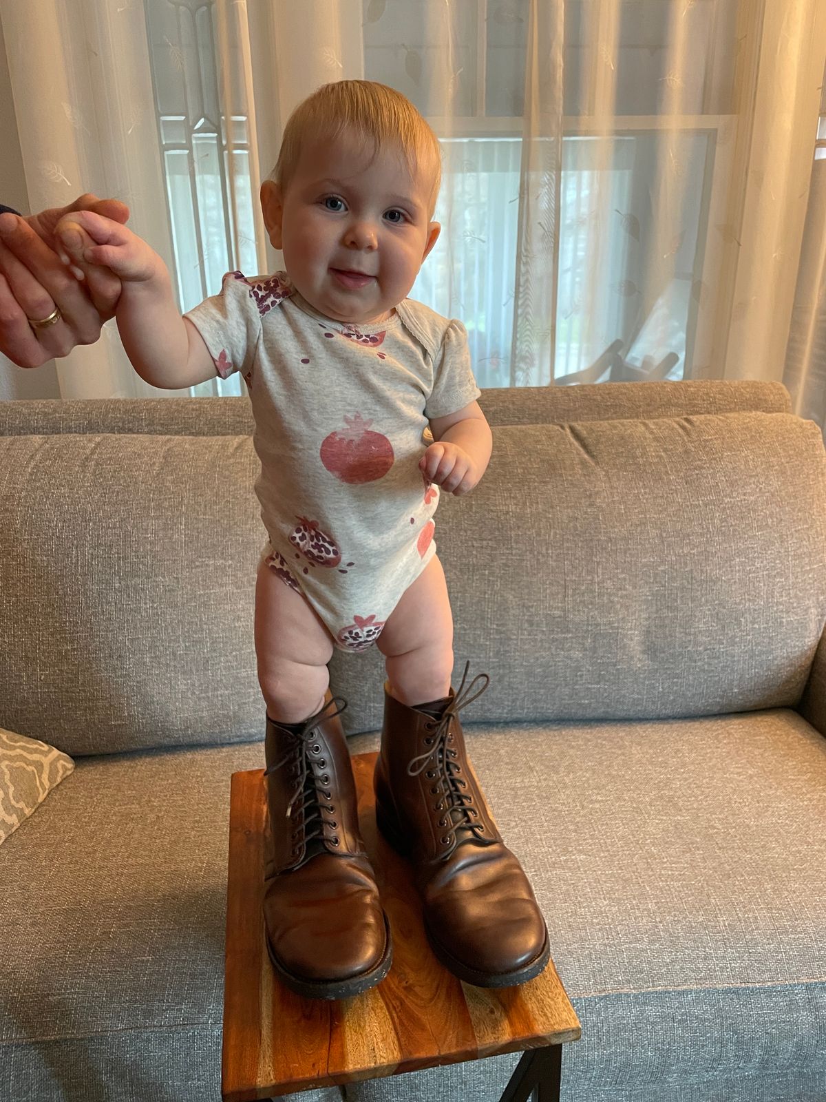 Photo by Daniel.S.Latham on April 5, 2024 of the Viberg x Himel Ammunition Boot in Comipel Brown Horsebutt.