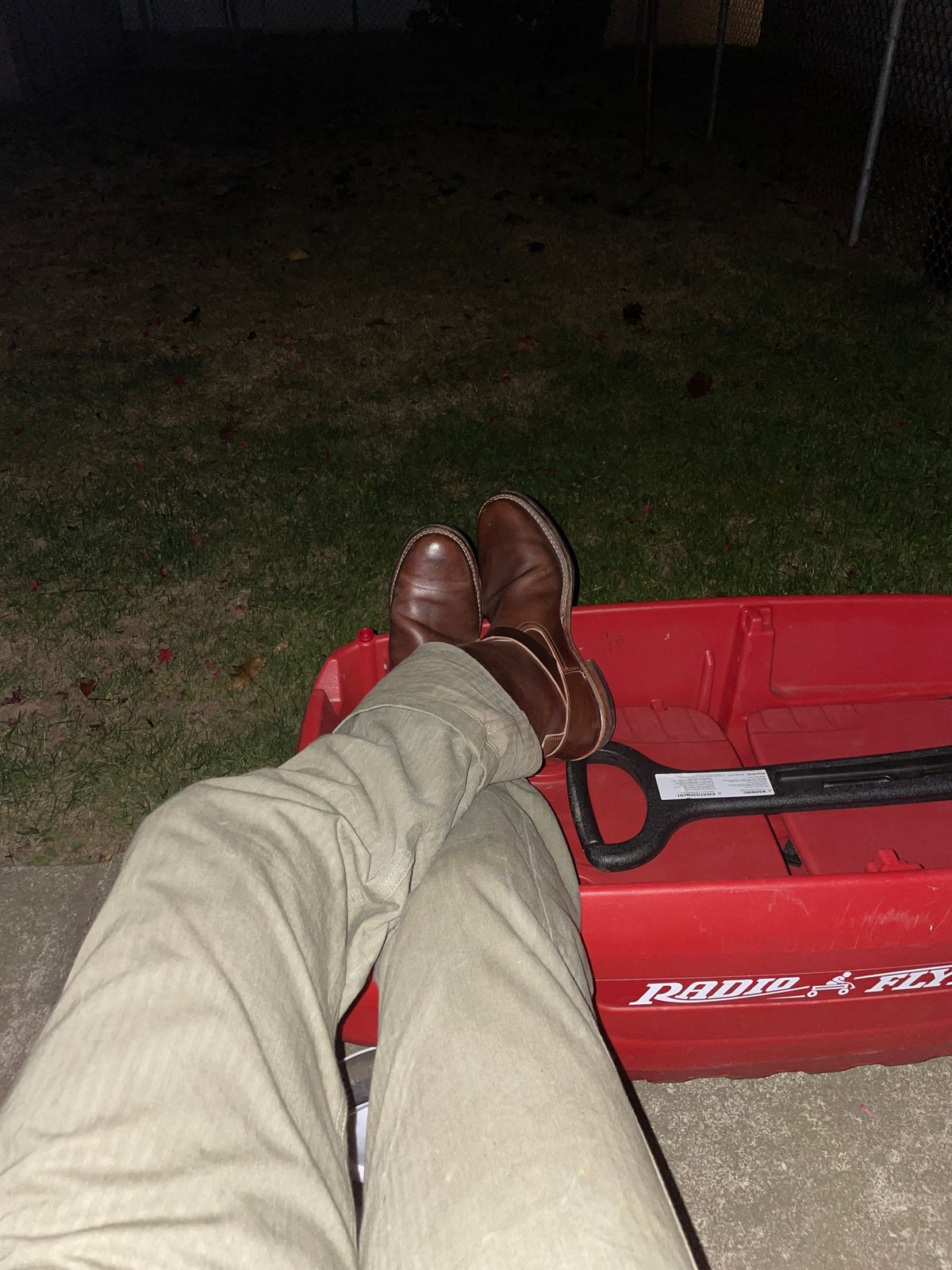 Photo by Daniel.S.Latham on November 6, 2024 of the Viberg Engineer in Horween Brown Chromexcel Horsebutt.