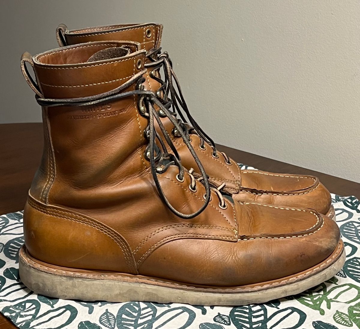 Photo by clarkbars on January 4, 2024 of the White's Perry 8" Select in Seidel Natural Double Shot.