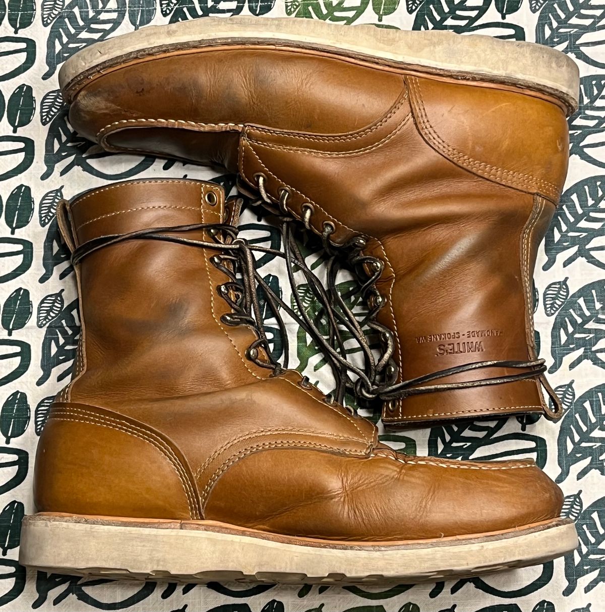 Photo by clarkbars on January 4, 2024 of the White's Perry 8" Select in Seidel Natural Double Shot.