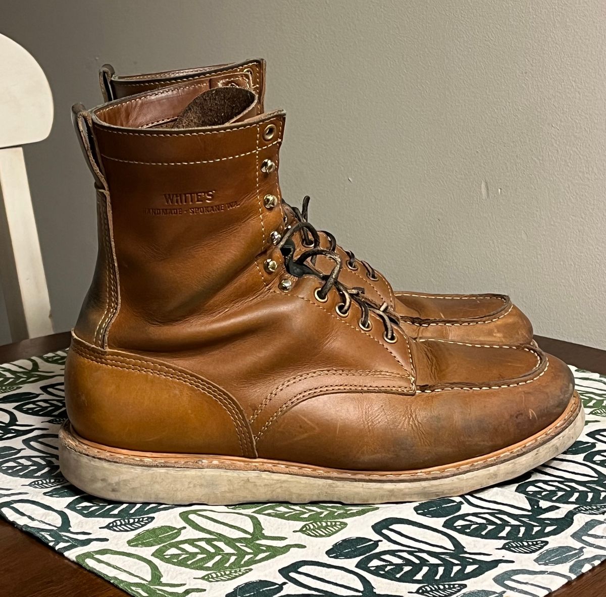Photo by clarkbars on February 4, 2024 of the White's Perry 8" Select in Seidel Natural Double Shot.