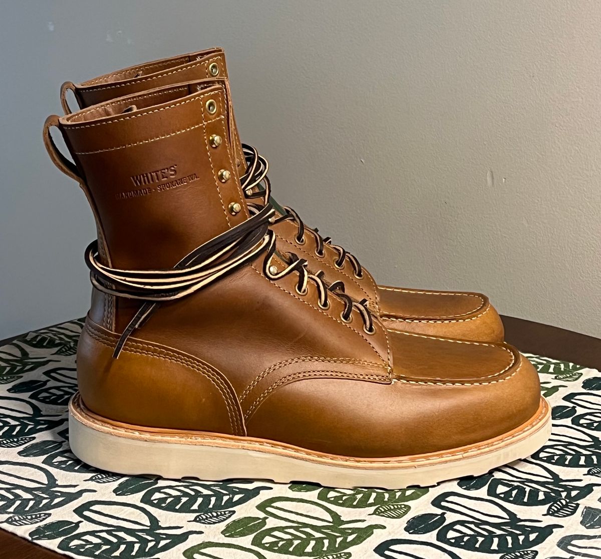 Photo by clarkbars on October 1, 2023 of the White's Perry 8" Select in Seidel Natural Double Shot.