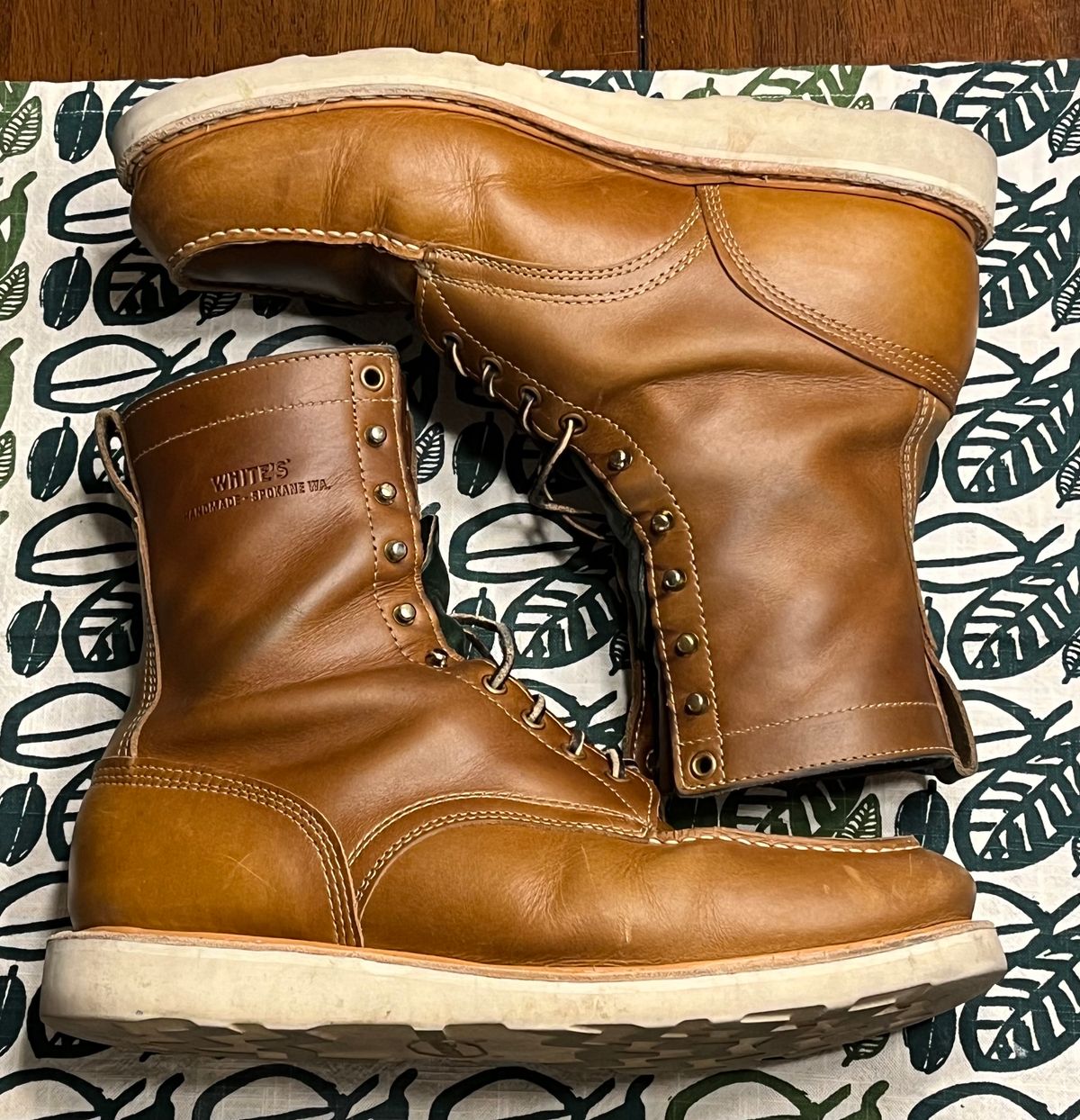 Photo by clarkbars on November 5, 2023 of the White's Perry 8" Select in Seidel Natural Double Shot.