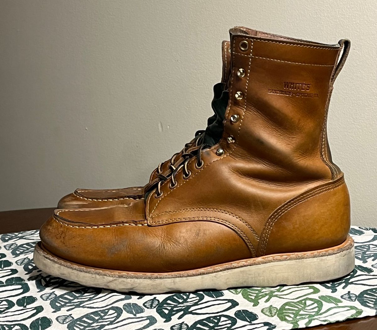 Photo by clarkbars on December 5, 2023 of the White's Perry 8" Select in Seidel Natural Double Shot.