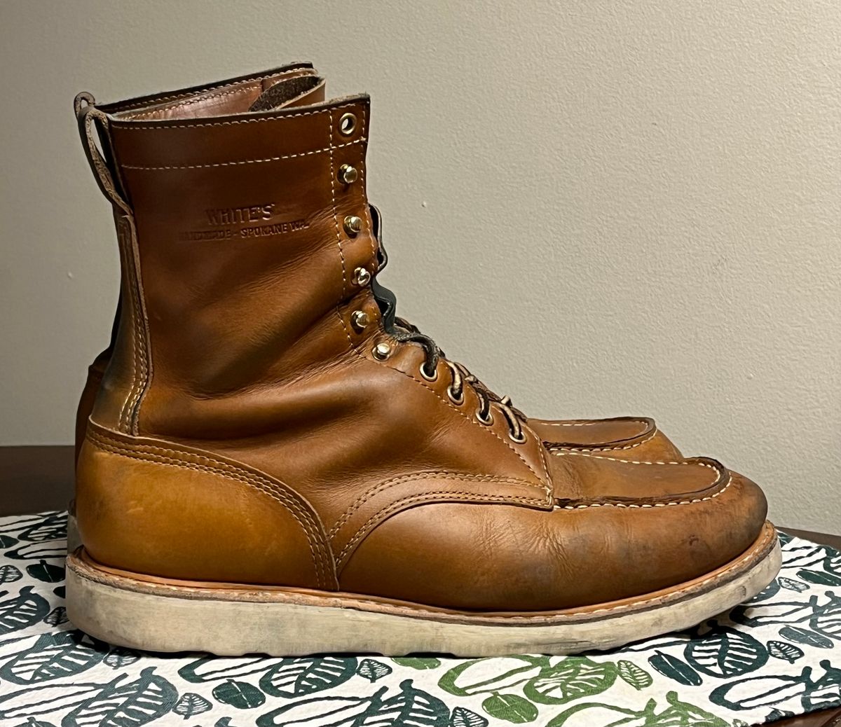 Photo by clarkbars on December 5, 2023 of the White's Perry 8" Select in Seidel Natural Double Shot.