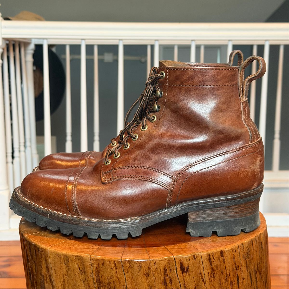 Photo by clarkbars on April 5, 2026 of the Thursday Challenger in Maryam Toscanello TPR Horsebutt.