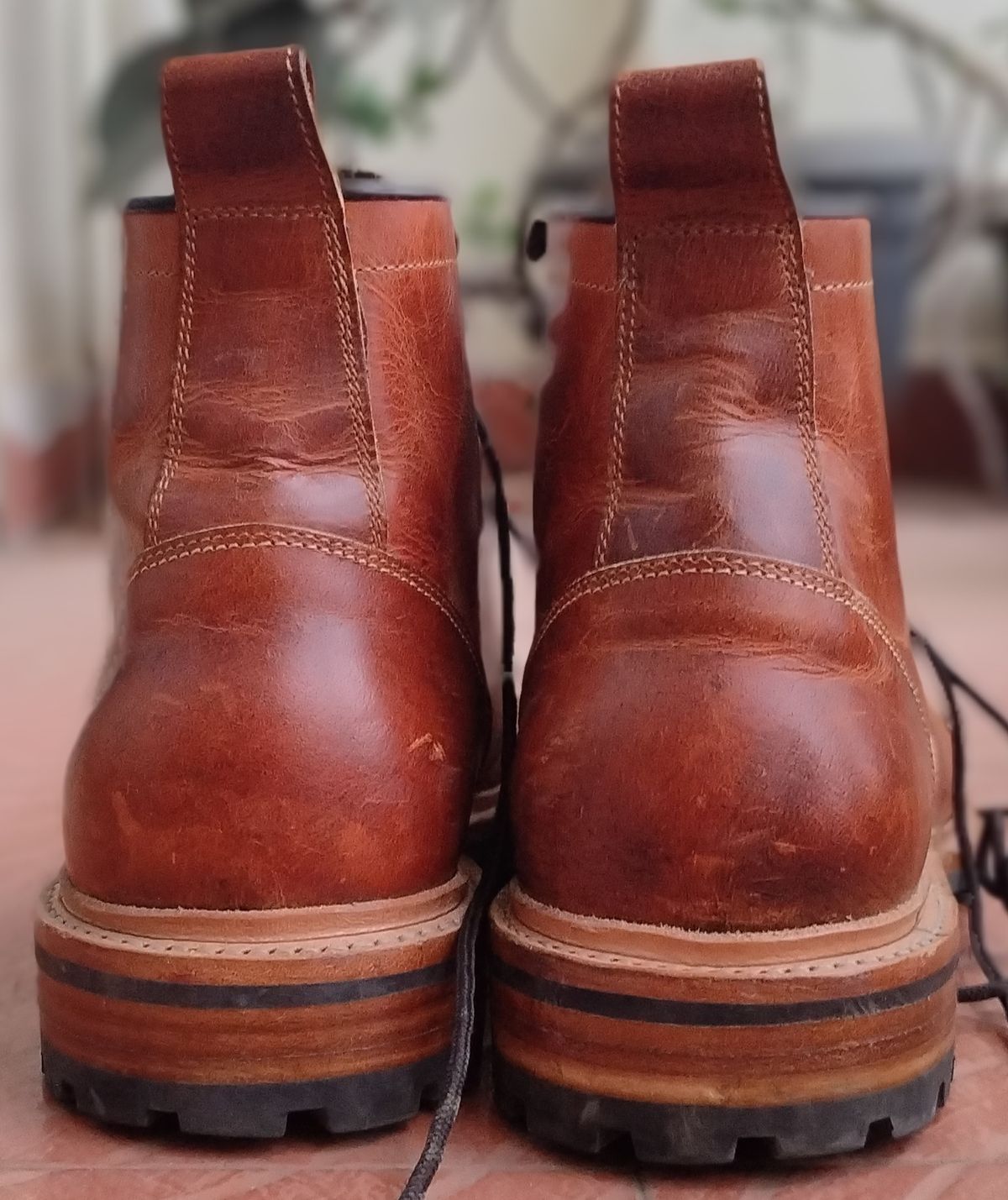 Photo by altobuff on December 4, 2025 of the Craft & Glory Task Boots in British Tan Full Grain Buffalo Leather.