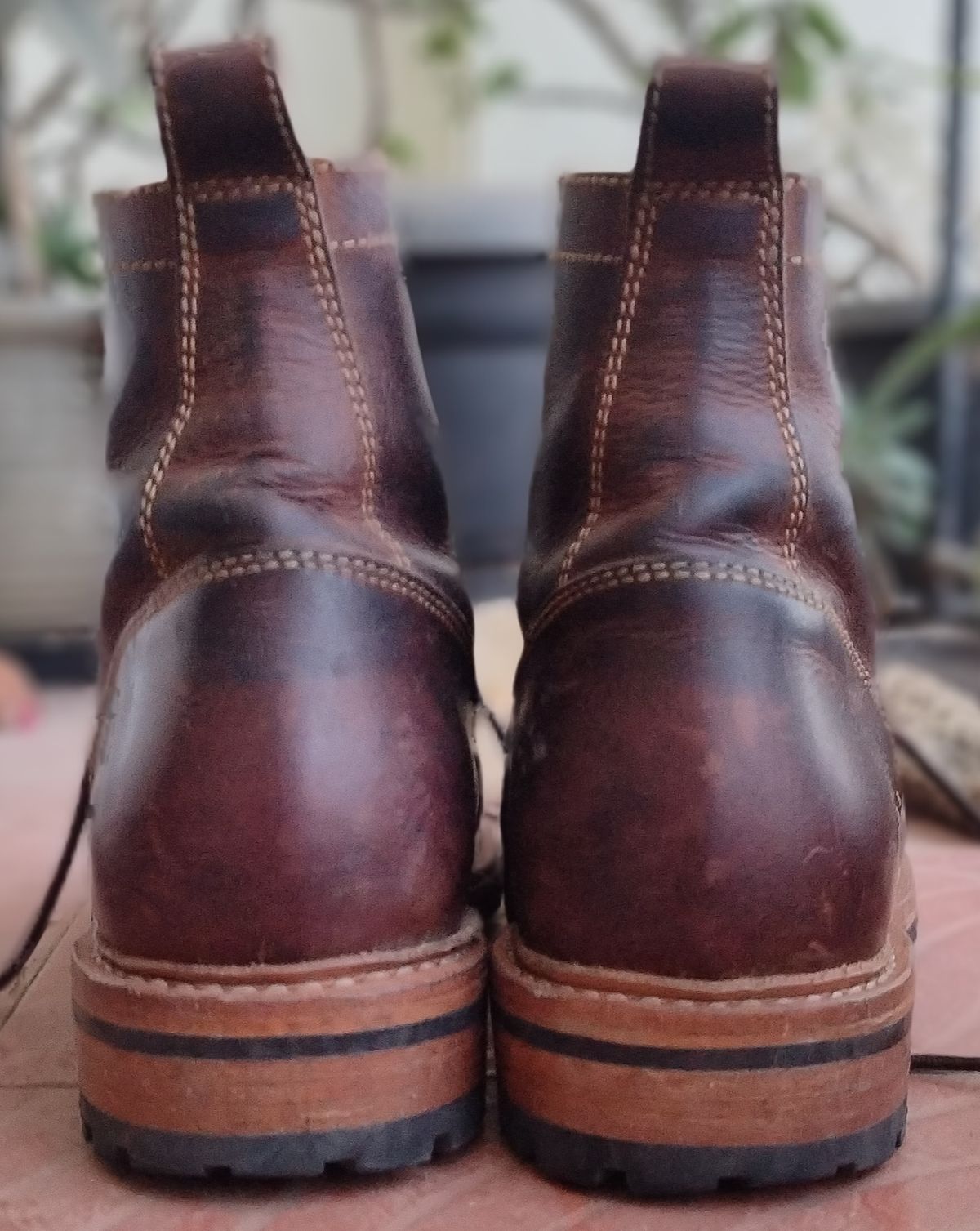 Photo by altobuff on January 5, 2026 of the Craft & Glory Monkey Explorer Boots in Vintage Tan Full Grain Buffalo Leather.