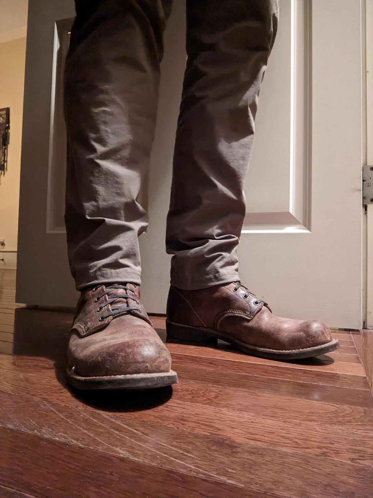 Photo by Lazy_Spread on November 15, 2023 of the Red Wing Blacksmith in S.B. Foot Copper Rough and Tough.