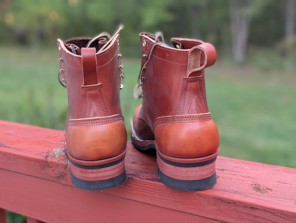 Photo by Lazy_Spread on October 2, 2025 of the Nicks MTO in Wickett & Craig Tan Oiled Latigo.