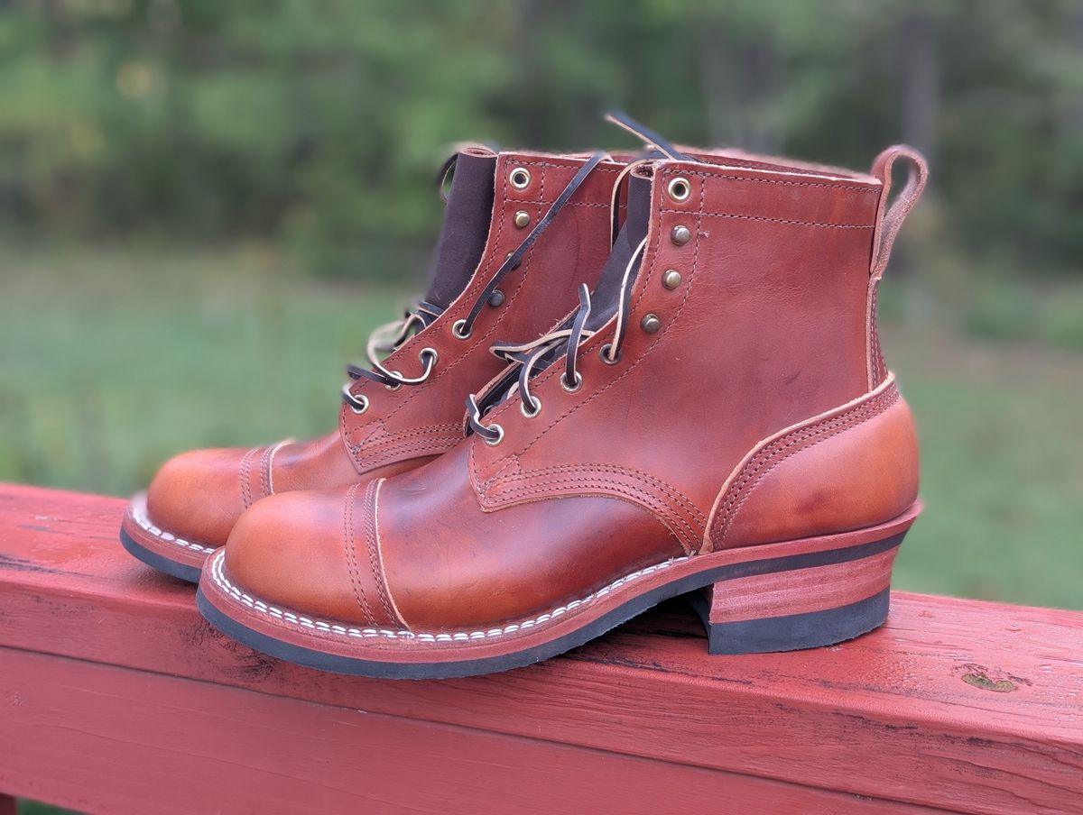 Photo by Lazy_Spread on October 2, 2025 of the Nicks MTO in Wickett & Craig Tan Oiled Latigo.