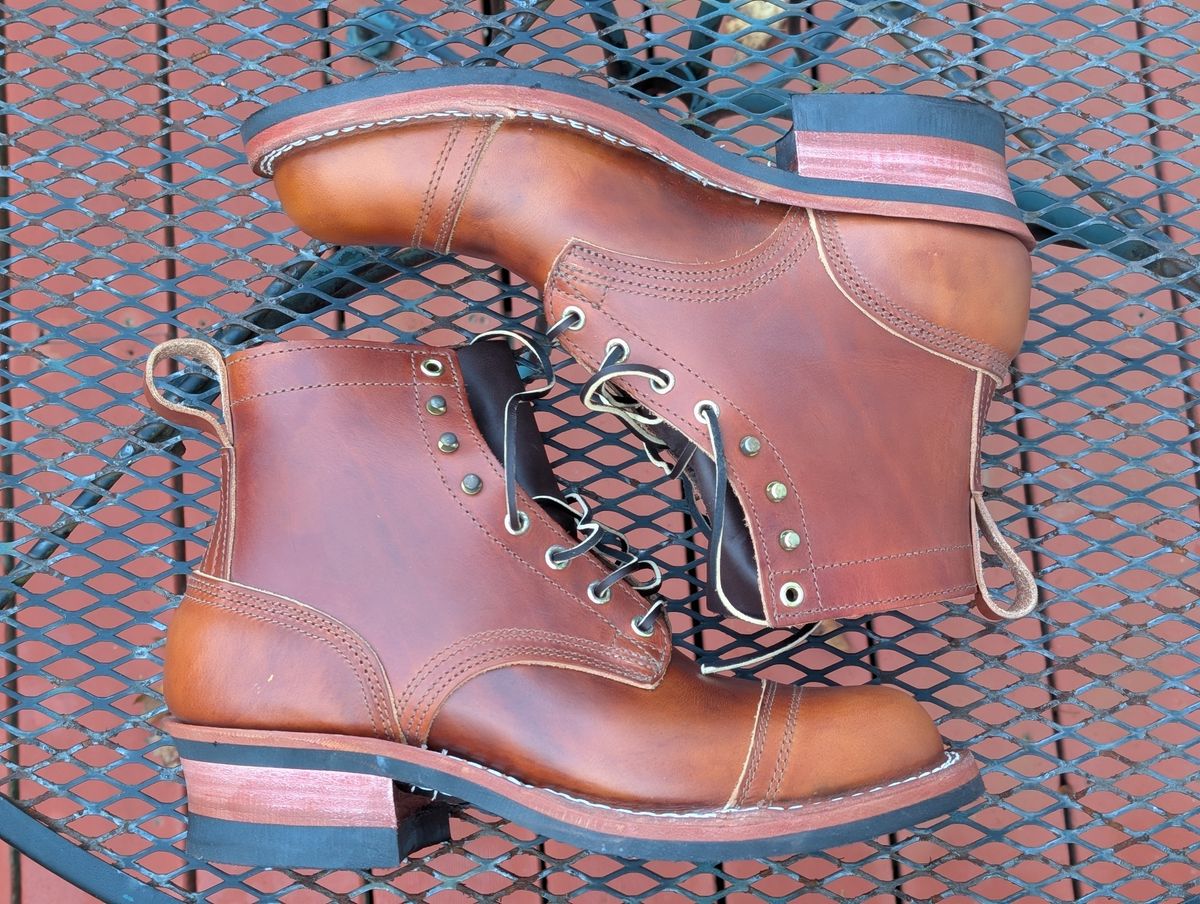 Photo by Lazy_Spread on October 2, 2025 of the Nicks MTO in Wickett & Craig Tan Oiled Latigo.