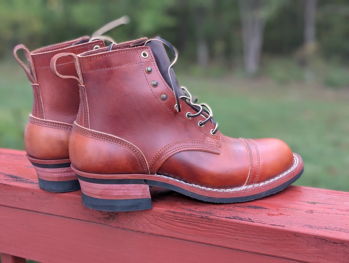 Photo by Lazy_Spread on October 2, 2025 of the Nicks MTO in Wickett & Craig Tan Oiled Latigo.