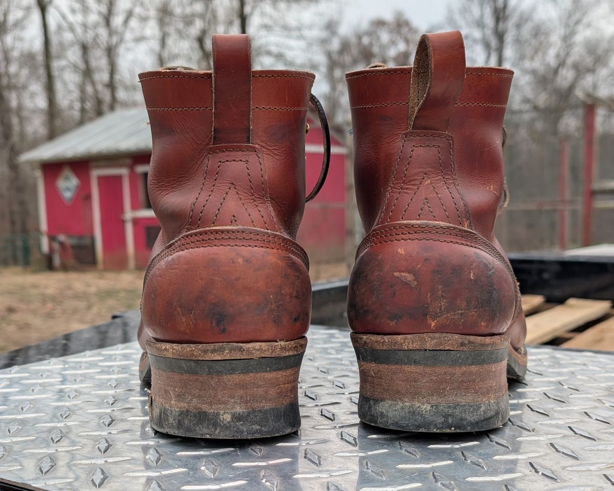 Photo by Lazy_Spread on December 3, 2025 of the Nicks MTO in Wickett & Craig Tan Oiled Latigo.