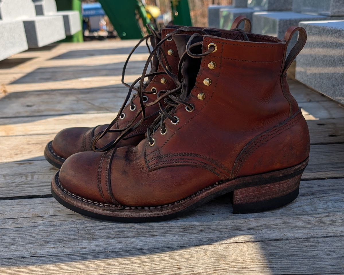 Photo by Lazy_Spread on January 4, 2026 of the Nicks MTO in Wickett & Craig Tan Oiled Latigo.