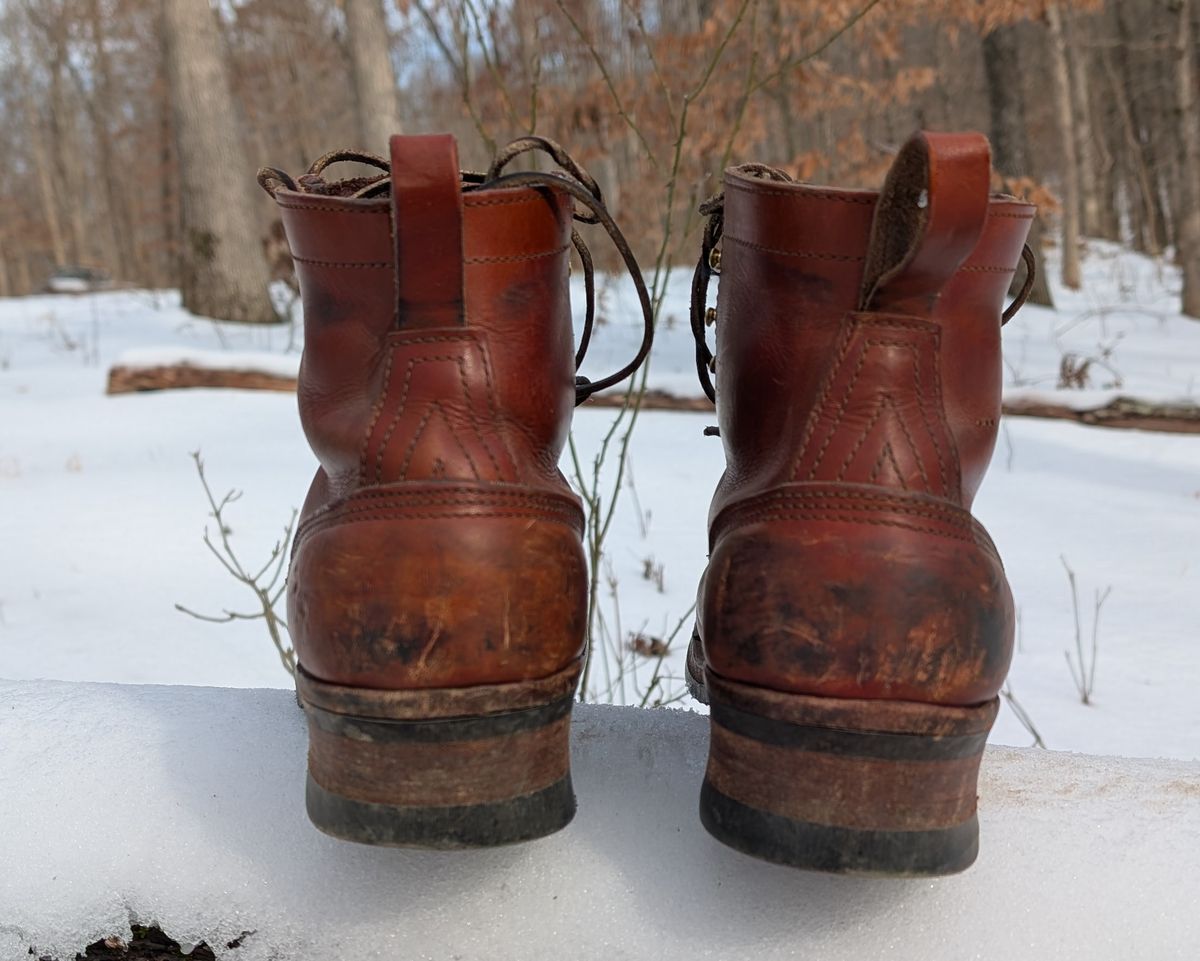 Photo by Lazy_Spread on February 1, 2026 of the Nicks MTO in Wickett & Craig Tan Oiled Latigo.