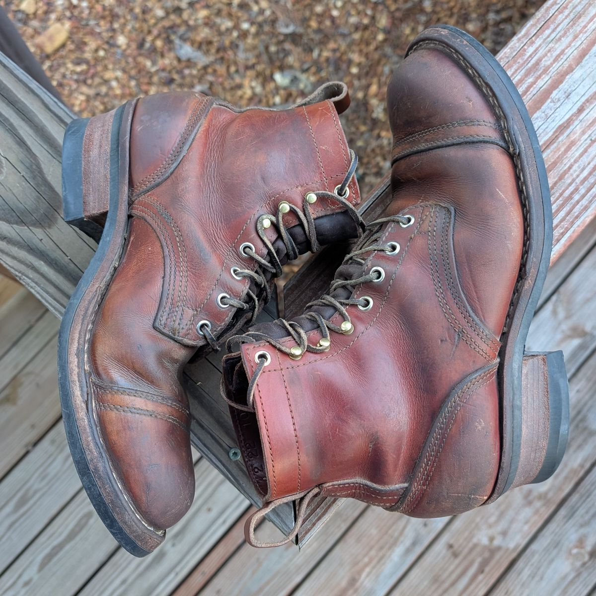 Photo by Lazy_Spread on April 5, 2026 of the Nicks MTO in Wickett & Craig Tan Oiled Latigo.