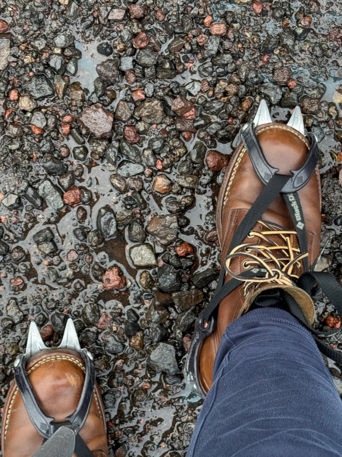 Photo by catchyname on September 30, 2024 of the Viberg Viberg x Notre ‘Coffee Pack’ in Horween Mocha Chromexcel.