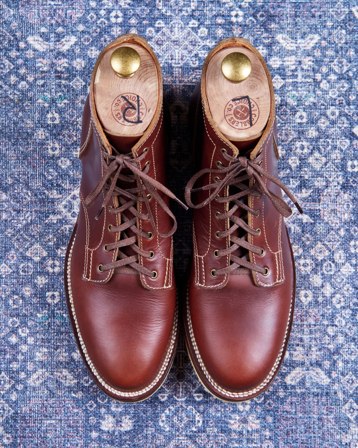 Photo by cliff.bar.nett on October 1, 2025 of the Oldspeed Service Boot 6” in Horween Timber Chromexcel.