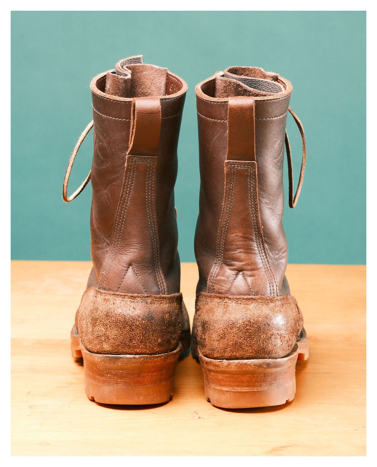 Photo by cliff.bar.nett on February 3, 2024 of the JK Boots Honey Fire Inlander in Seidel Brown Oil Tan.