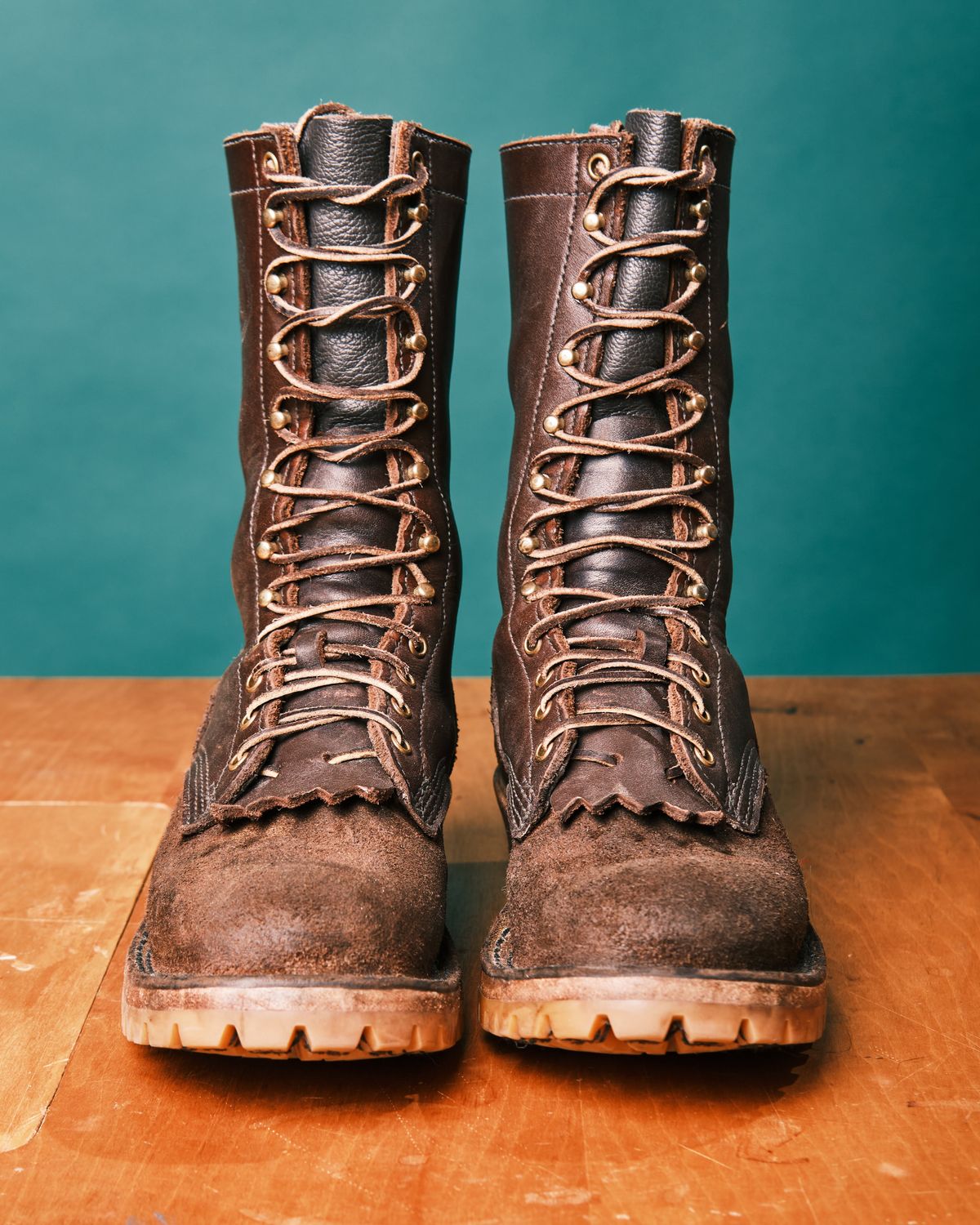 Photo by cliff.bar.nett on March 1, 2024 of the JK Boots Honey Fire Inlander in Seidel Brown Oil Tan.