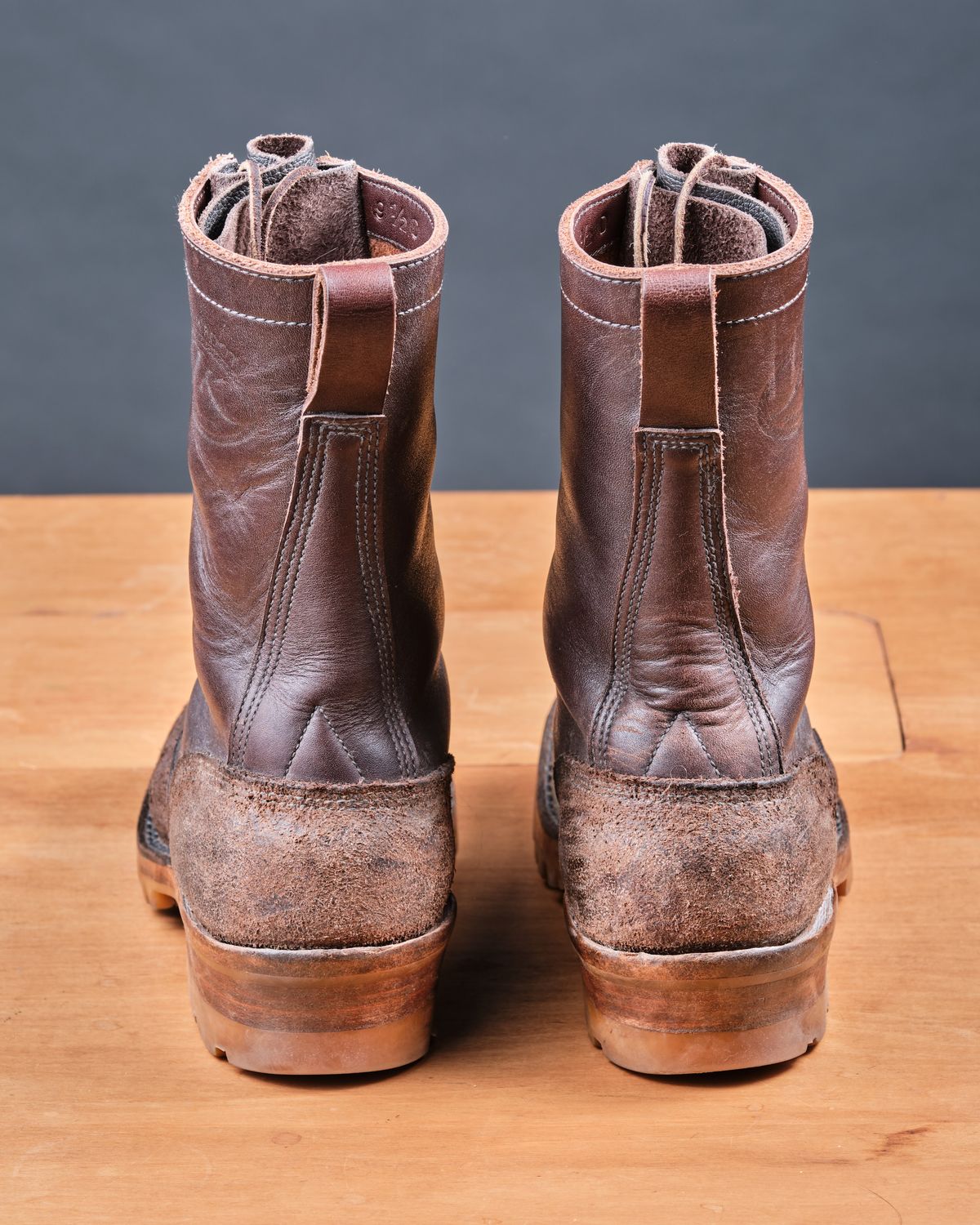 Photo by cliff.bar.nett on April 1, 2024 of the JK Boots Honey Fire Inlander in Seidel Brown Oil Tan.