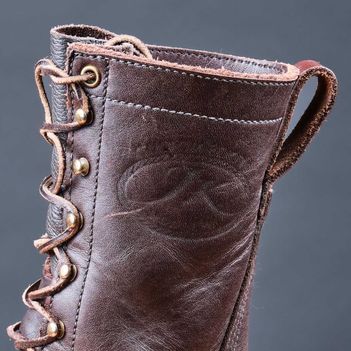 Photo by cliff.bar.nett on April 1, 2024 of the JK Boots Honey Fire Inlander in Seidel Brown Oil Tan.