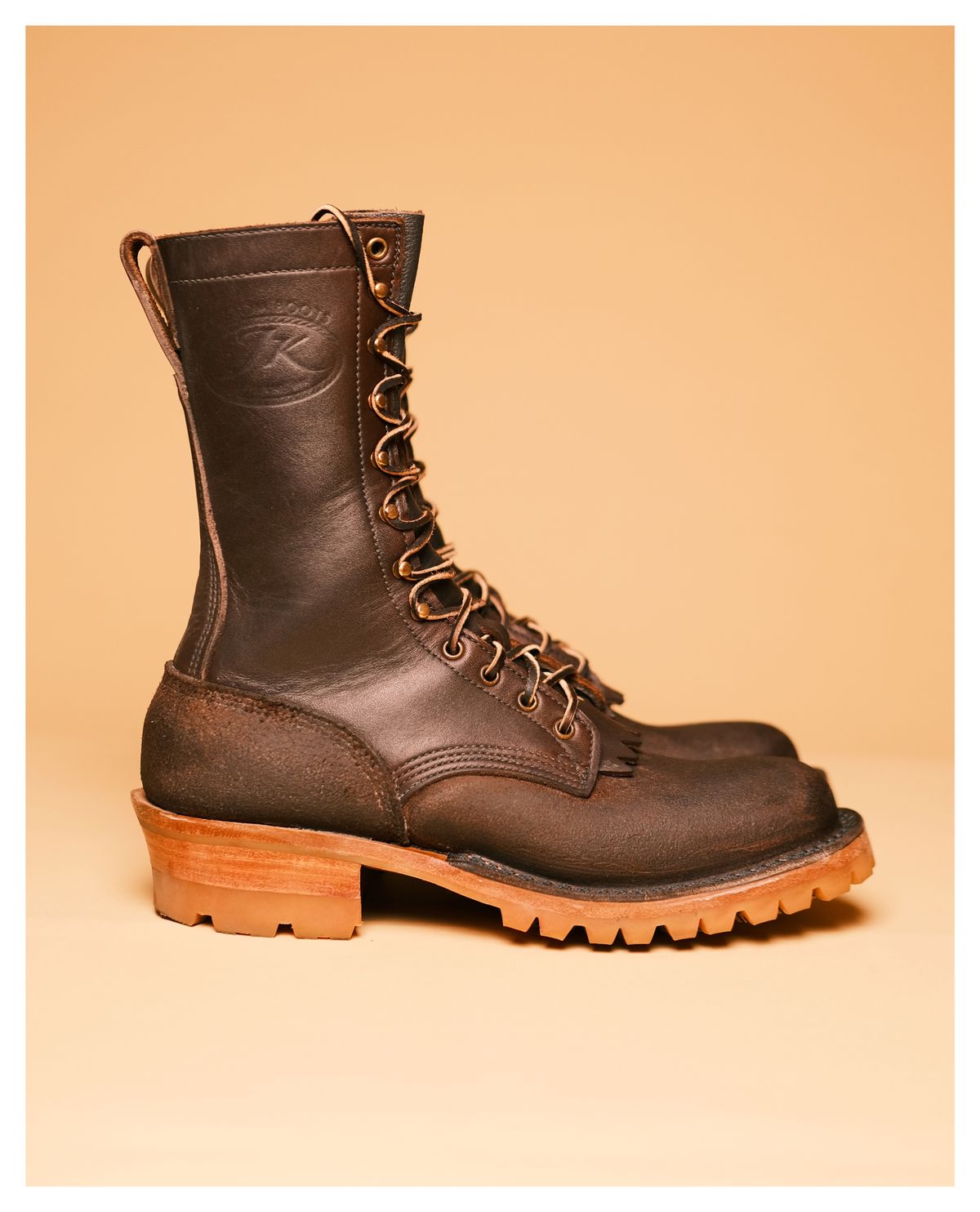 Photo by cliff.bar.nett on October 22, 2023 of the JK Boots Honey Fire Inlander in Seidel Brown Oil Tan.