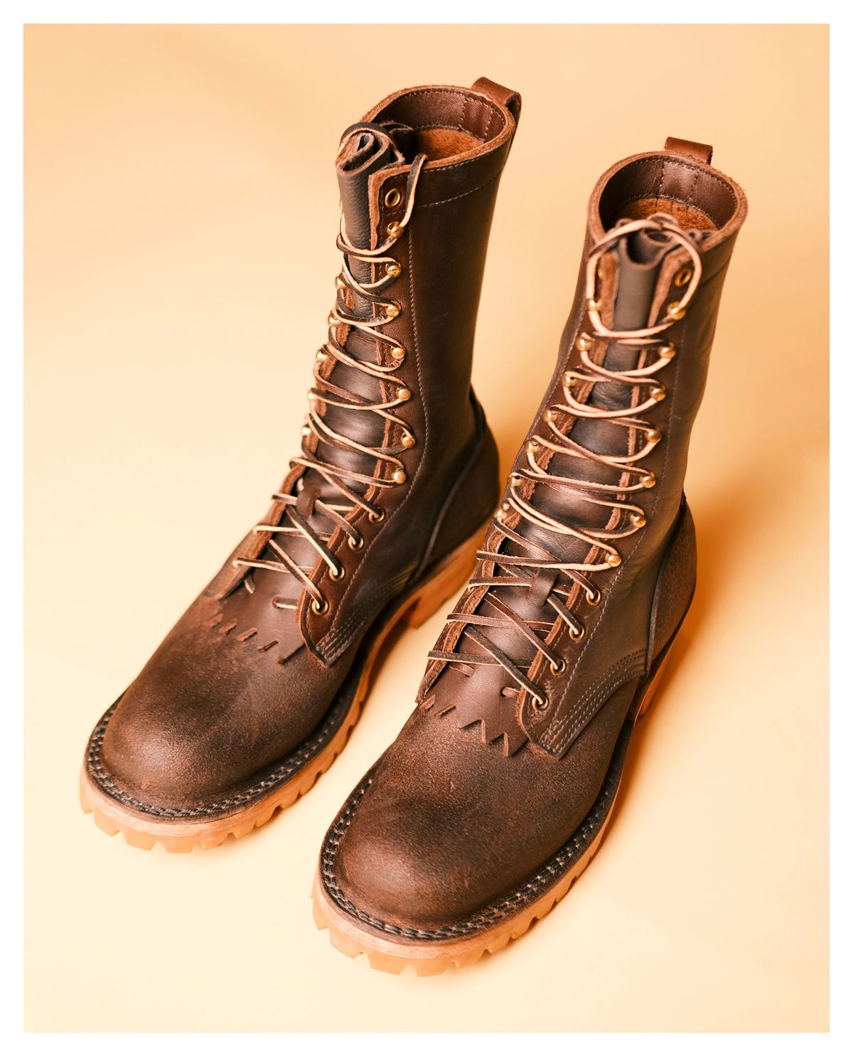 Photo by cliff.bar.nett on October 22, 2023 of the JK Boots Honey Fire Inlander in Seidel Brown Oil Tan.