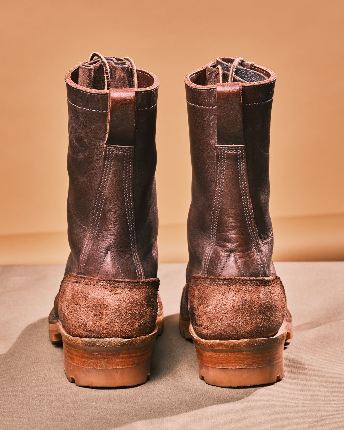 Photo by cliff.bar.nett on November 3, 2023 of the JK Boots Honey Fire Inlander in Seidel Brown Oil Tan.