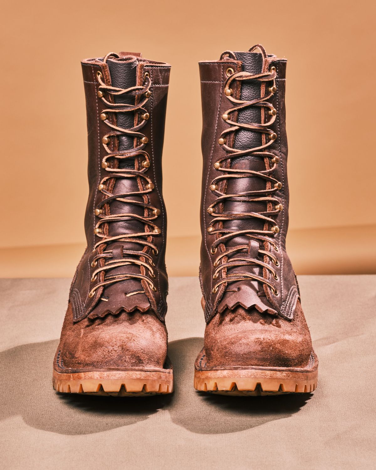 Photo by cliff.bar.nett on November 3, 2023 of the JK Boots Honey Fire Inlander in Seidel Brown Oil Tan.