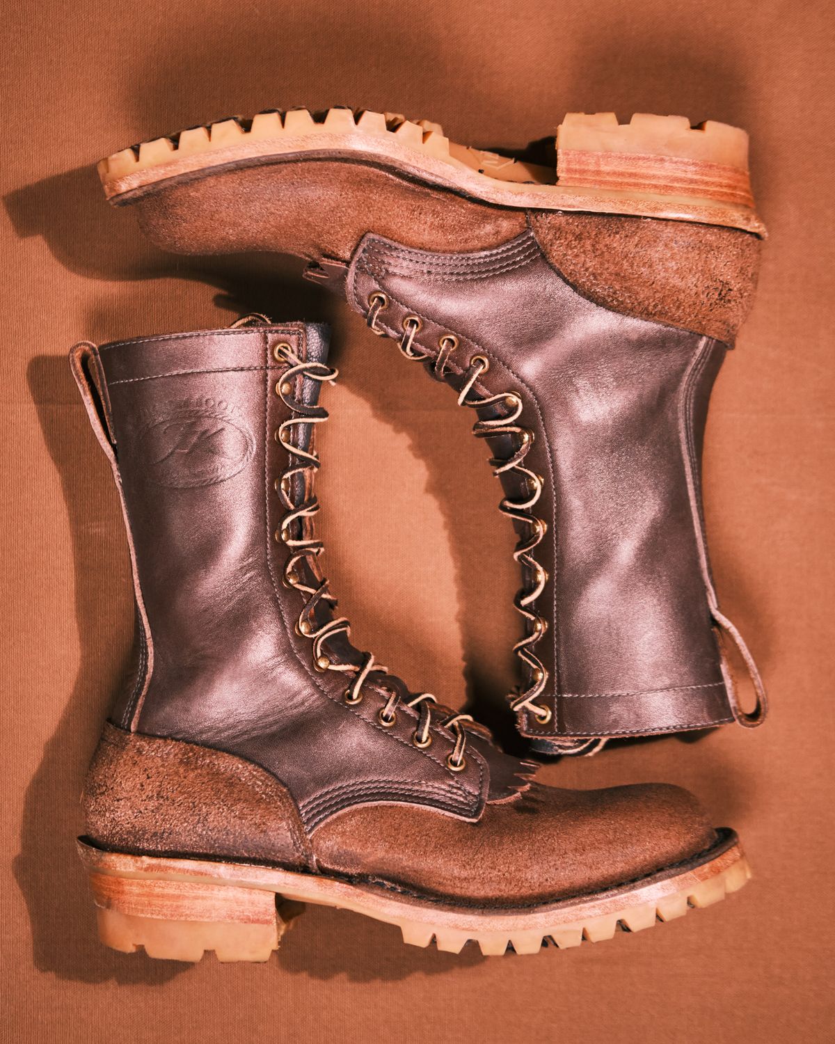Photo by cliff.bar.nett on November 3, 2023 of the JK Boots Honey Fire Inlander in Seidel Brown Oil Tan.
