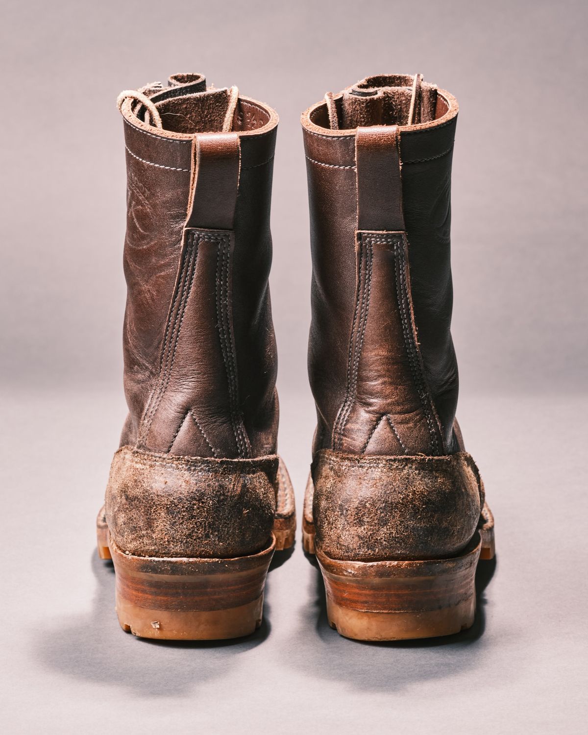 Photo by cliff.bar.nett on January 2, 2024 of the JK Boots Honey Fire Inlander in Seidel Brown Oil Tan.