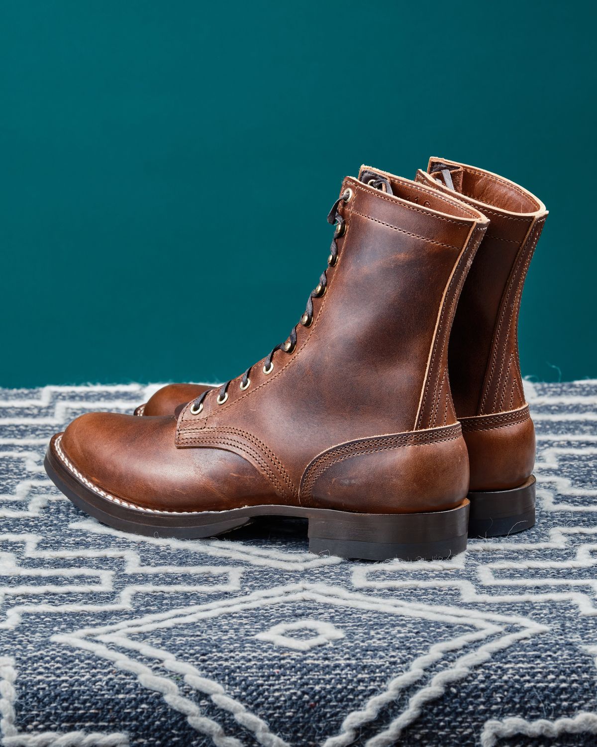 Photo by cliff.bar.nett on August 29, 2024 of the Nicks Lace Up Heritage in Italian Brown Cypress.